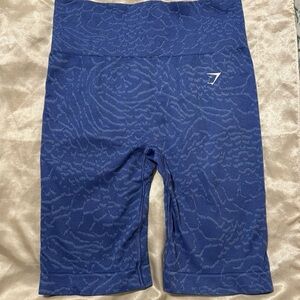 Gymshark biker shorts.